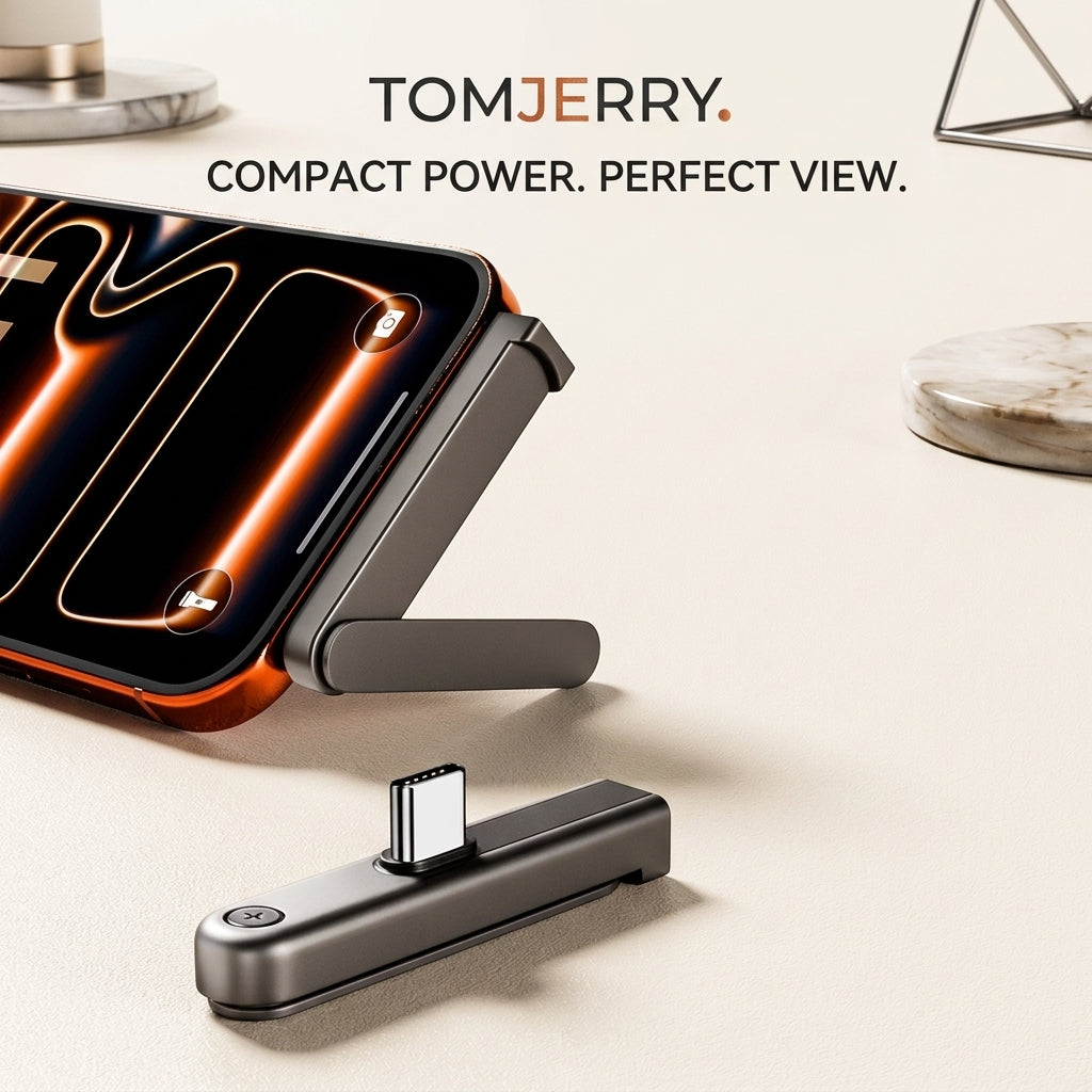 240W USB-C Folding Phone Stand Charging Adapter