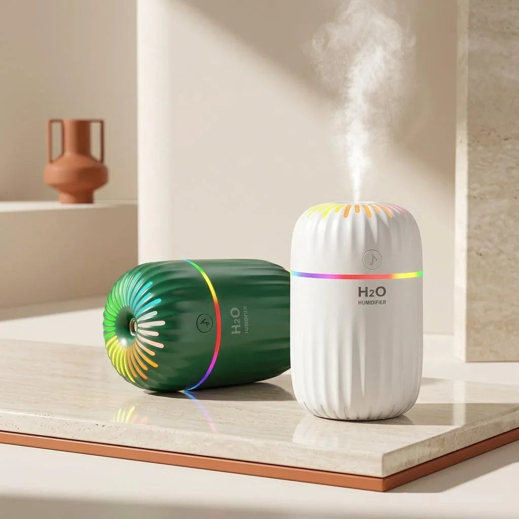 Portable Mini Cool Mist Diffuser with LED Light