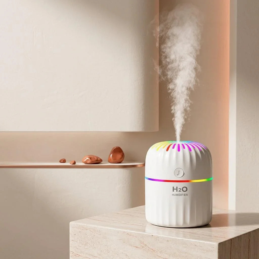 Portable Mini Cool Mist Diffuser with LED Light