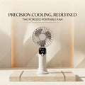 Portable USB Rechargeable Mini Fan with Phone Holder