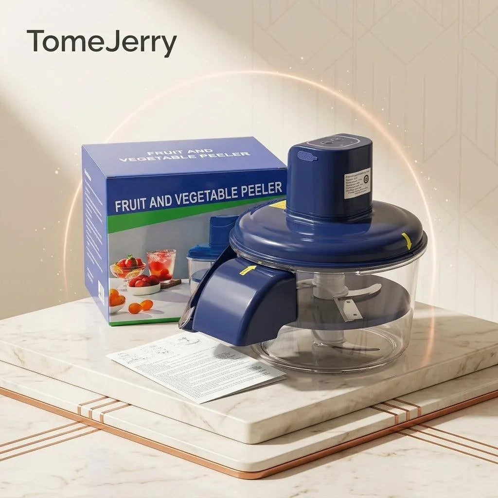 Electric Food Chopper with Stainless Steel Blades