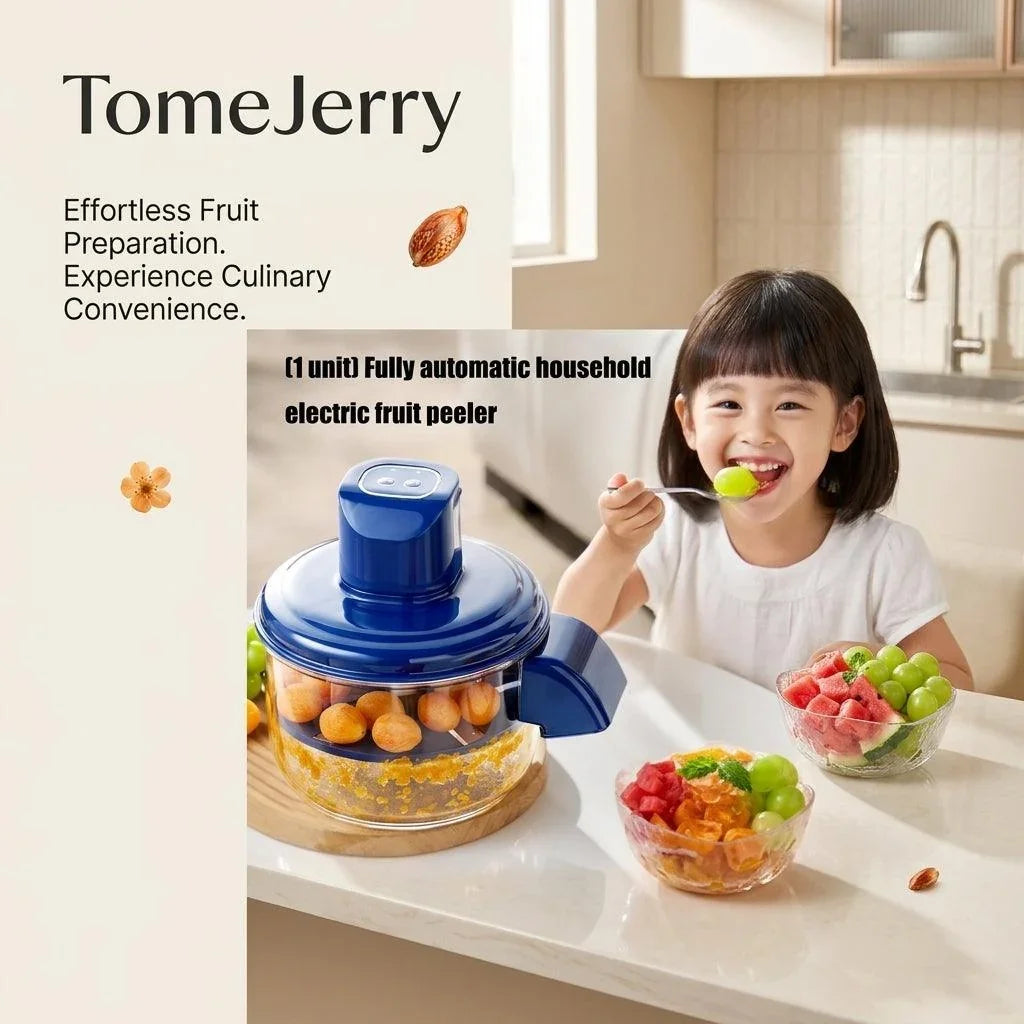 Electric Food Chopper with Stainless Steel Blades