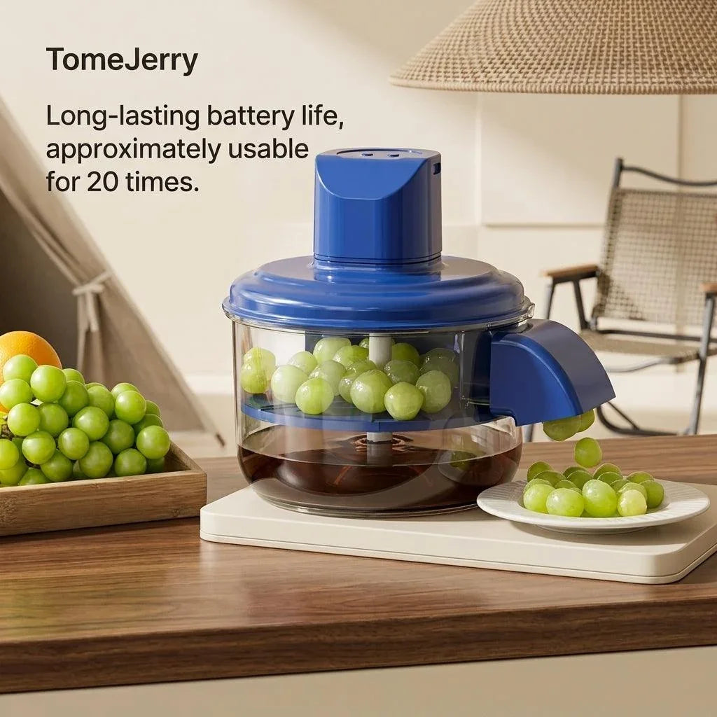 Electric Food Chopper with Stainless Steel Blades