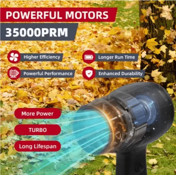 Cordless Jet Duster Blower 35000PA for car and household cleaning